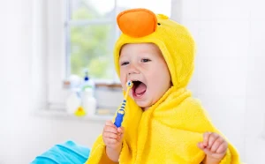 Checking kids’ teeth for dental fluorosis