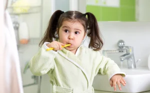 Checking kids’ teeth for dental fluorosis