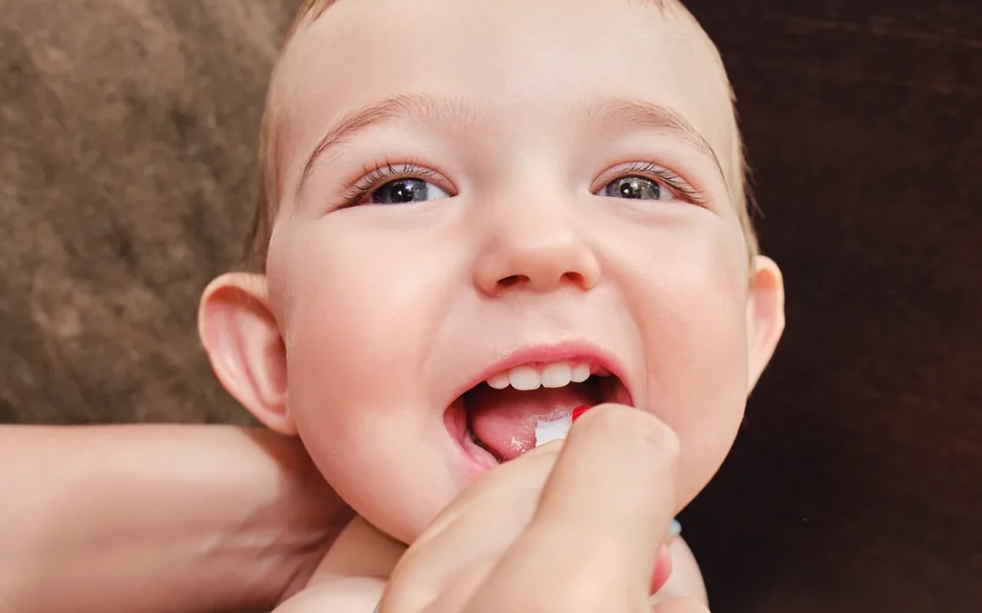 Toddler toothbrushing without the tears
