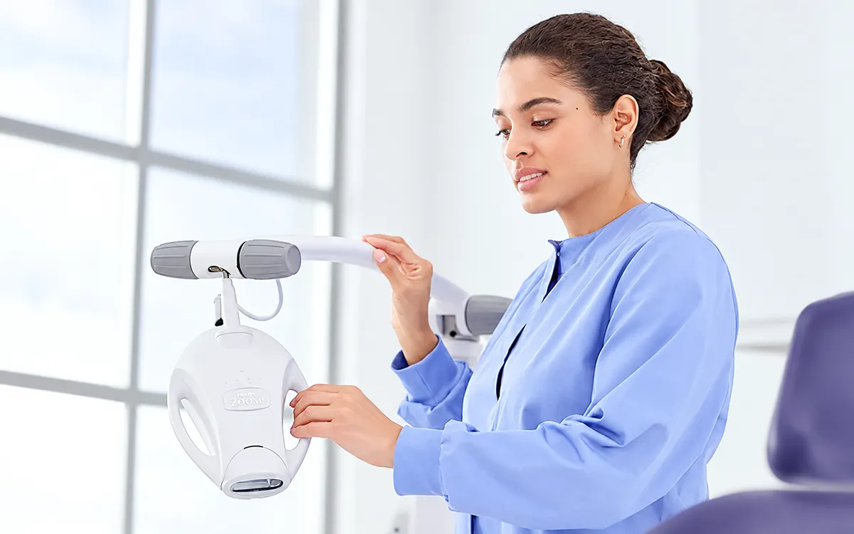 In-chair whitening